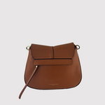 Gianni Chiarini Helena Round Flap Crossbody - Caramel - Big Bag NY