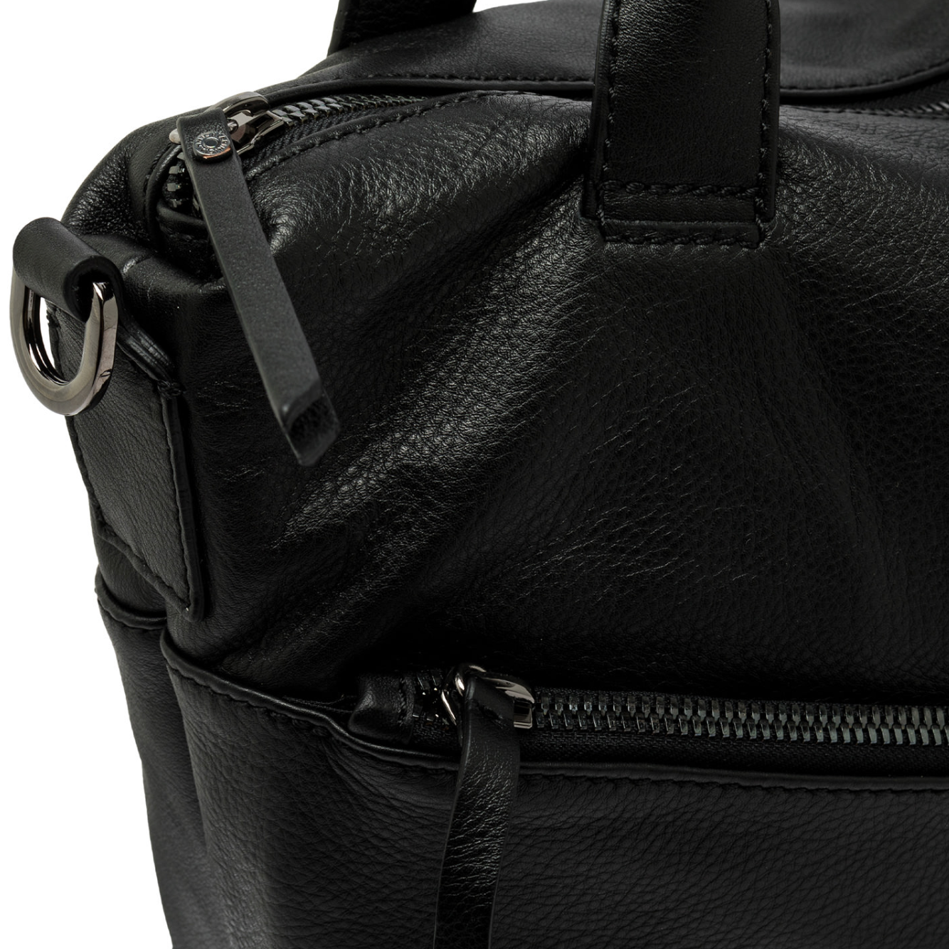 Gianni Chiarini Large Shania Bag- Black- Big Bag