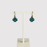 Danielle Welmond Mini Clover Earrings London Blue Topaz - Big Bag NY