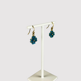 Danielle Welmond Mini Clover Earrings London Blue Topaz - Big Bag NY