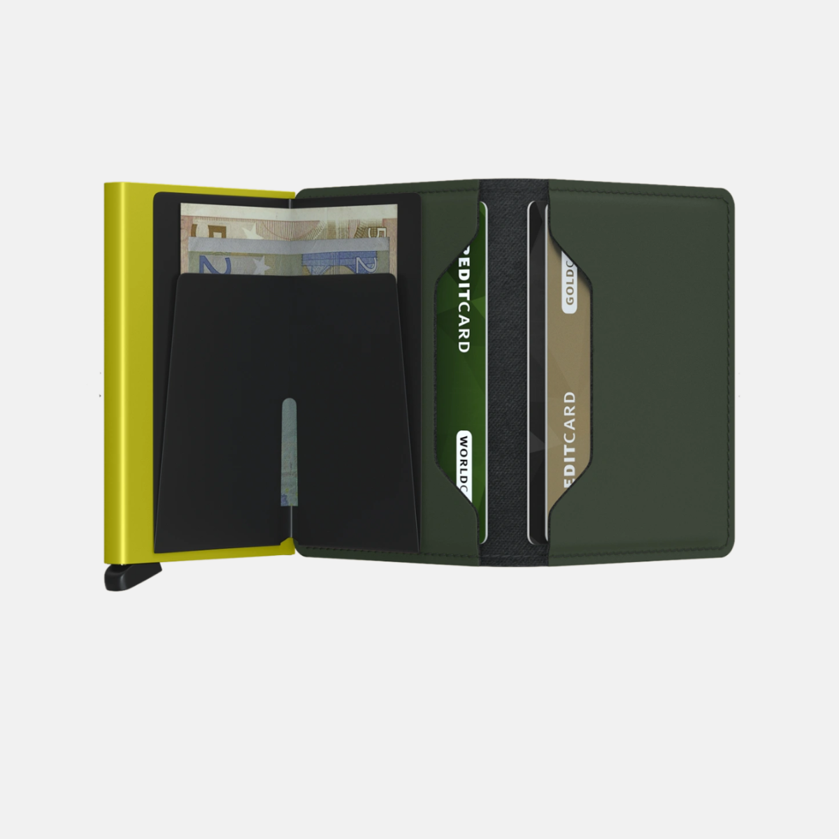 SECRID - Slim wallet in Matte Leather - Big Bag NY