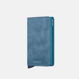 Secrid Slimwallet in Vintage Leather Teal - Big Bag NY