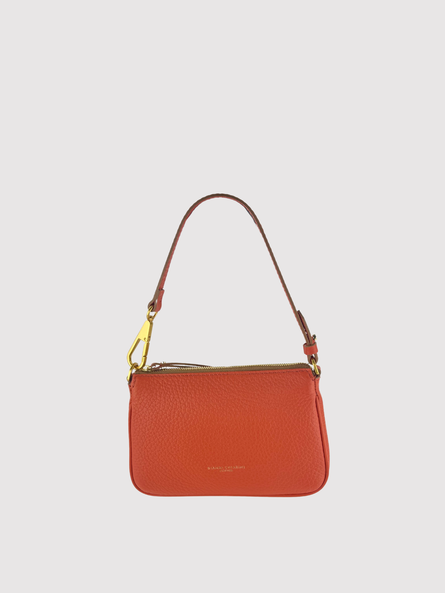 Gianni Chiarini Small Brooke Shoulder Bag - Big Bag NY - Coral