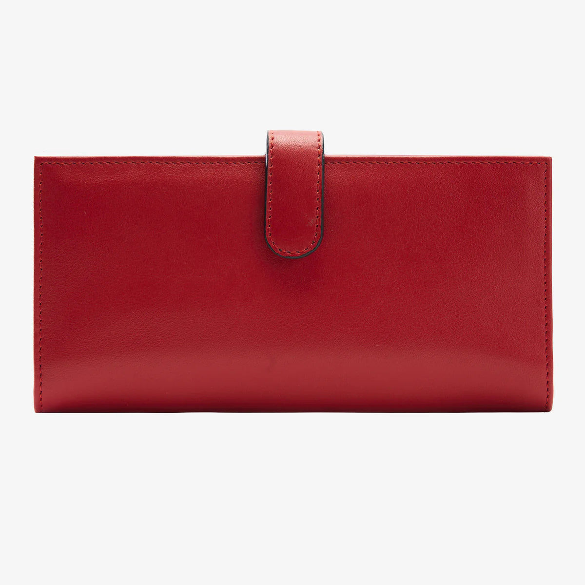 Tusk Joy Long Napa Slim Clutch Wallet Red - Big Bag NYC