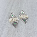 YELLI JEWELS Jade Rain Pearl Earrings - Big Bag NY