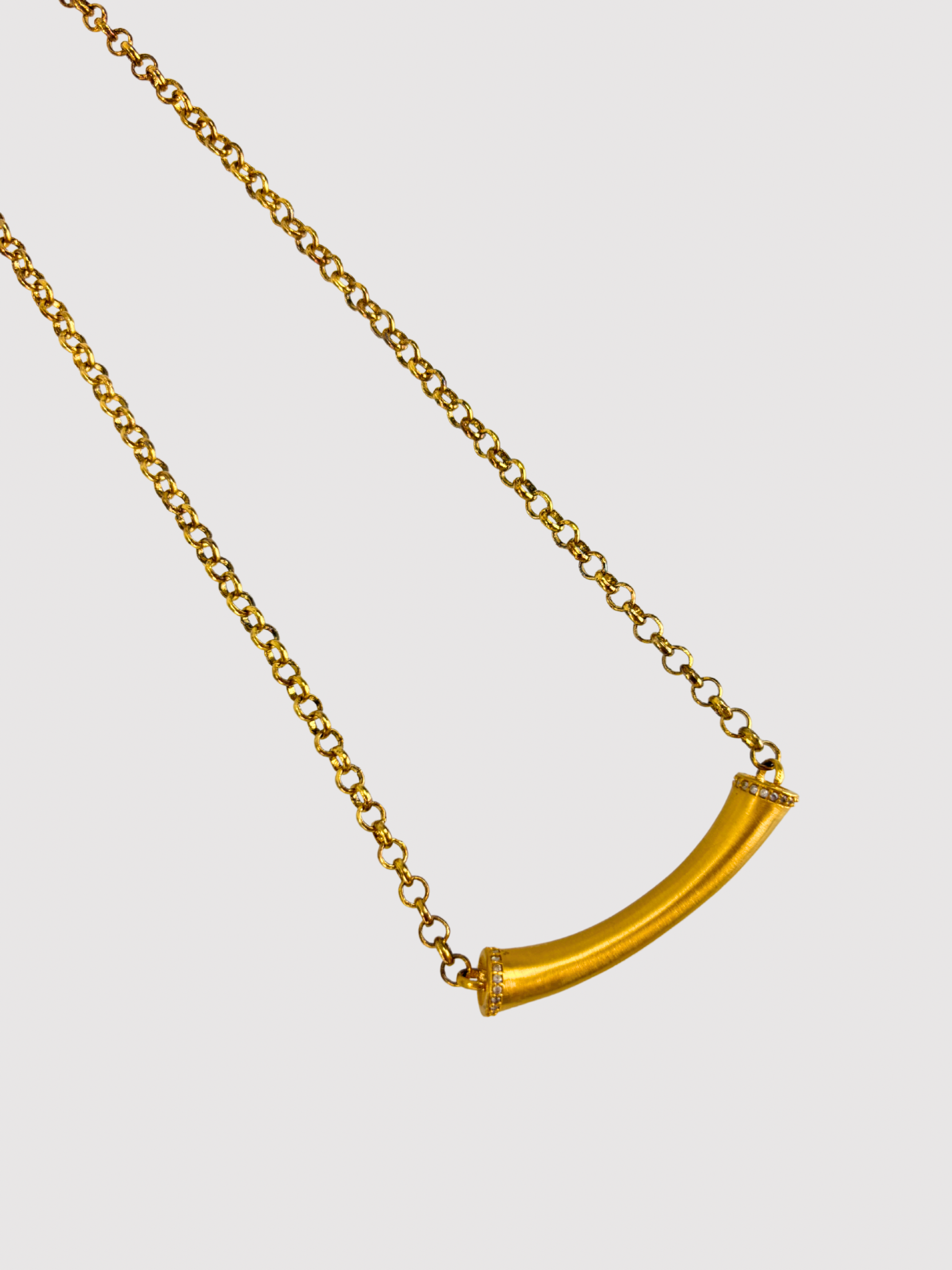 Dean Davidson's Gold Bone Necklace - Big Bag NY