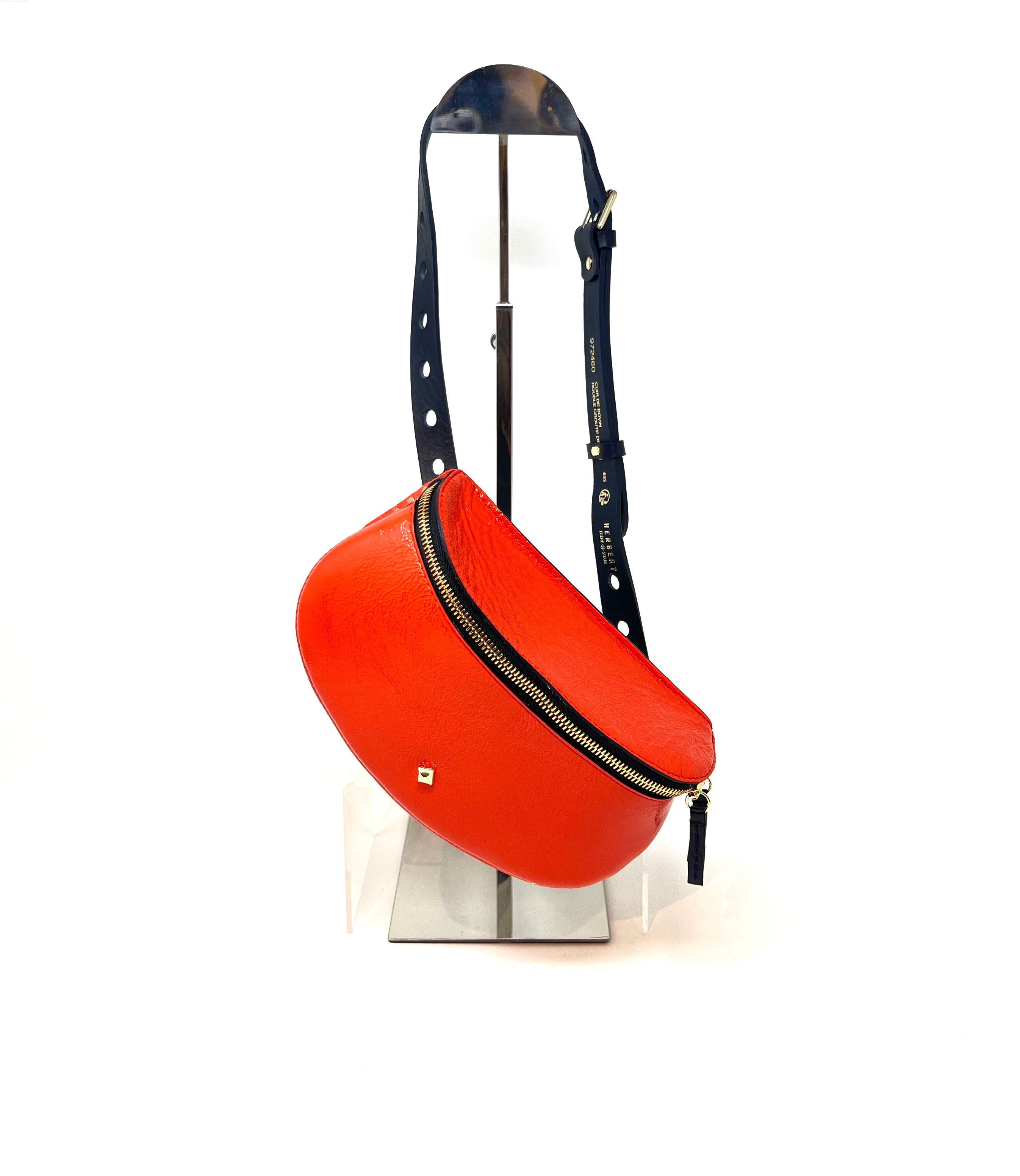 HERBERT Frère Sœur La Lili Crispy Bum Bag and Crossbody Crispy Orange - Big Bag NY