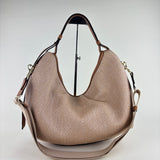 LORISTELLA Jane Large Raffia Hobo Cuoio - Big Bag NY