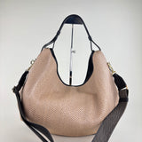 LORISTELLA Jane Large Raffia Hobo Black - Big Bag NY