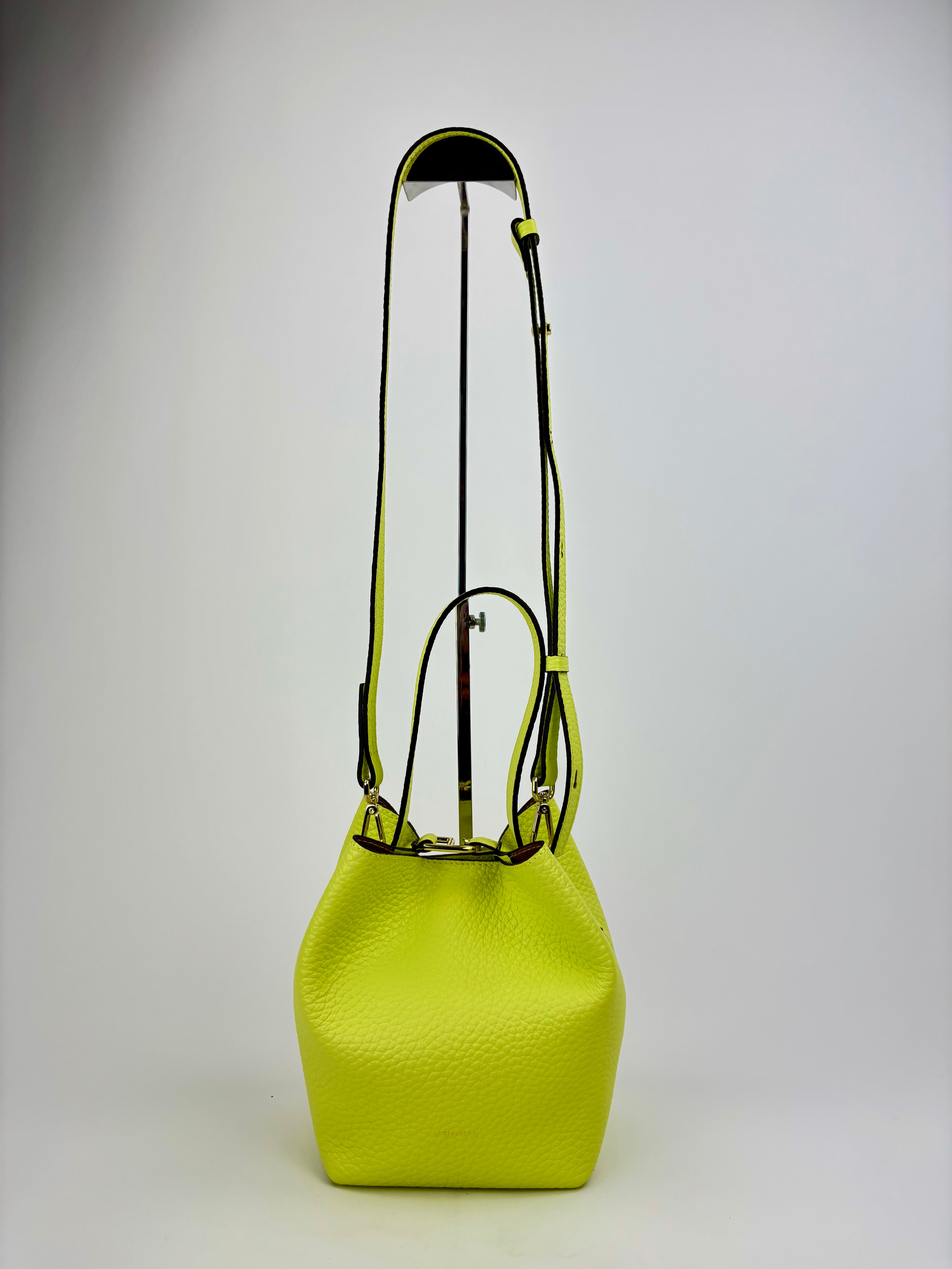 LORISTELLA Sheila Small Hook Bucket Bag Lime - Big Bag NY