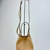 LORISTELLA Sheila Small Hook Bucket Bag Beige - Big Bag NY