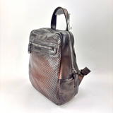 FREELANCE DOTS Leather Backpack Ebano