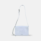 Duren Crinkle Shoulder Bag in White - Big Bag NY