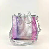 Laura DiMaggio Metallic Ombre Shopper Purple - Big Bag NY