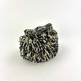 Poof Clutch with Chain Strap in Black and White - Big Bag NY