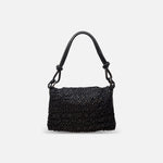 Reptile's House Snow Medium Shoulder and Crossbody Bag Nero - Big Bag NY
