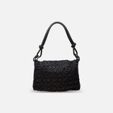 Reptile's House Snow Medium Shoulder and Crossbody Bag Nero - Big Bag NY