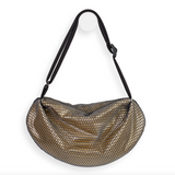 In-Zu Bean Bag Black and Pale Gold Hive - Big Bag NY