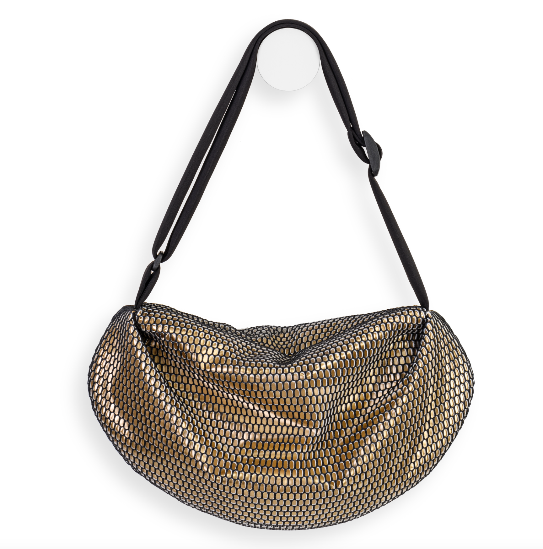In-Zu Bean Bag Black and Pale Gold Hive - Big Bag NY 1