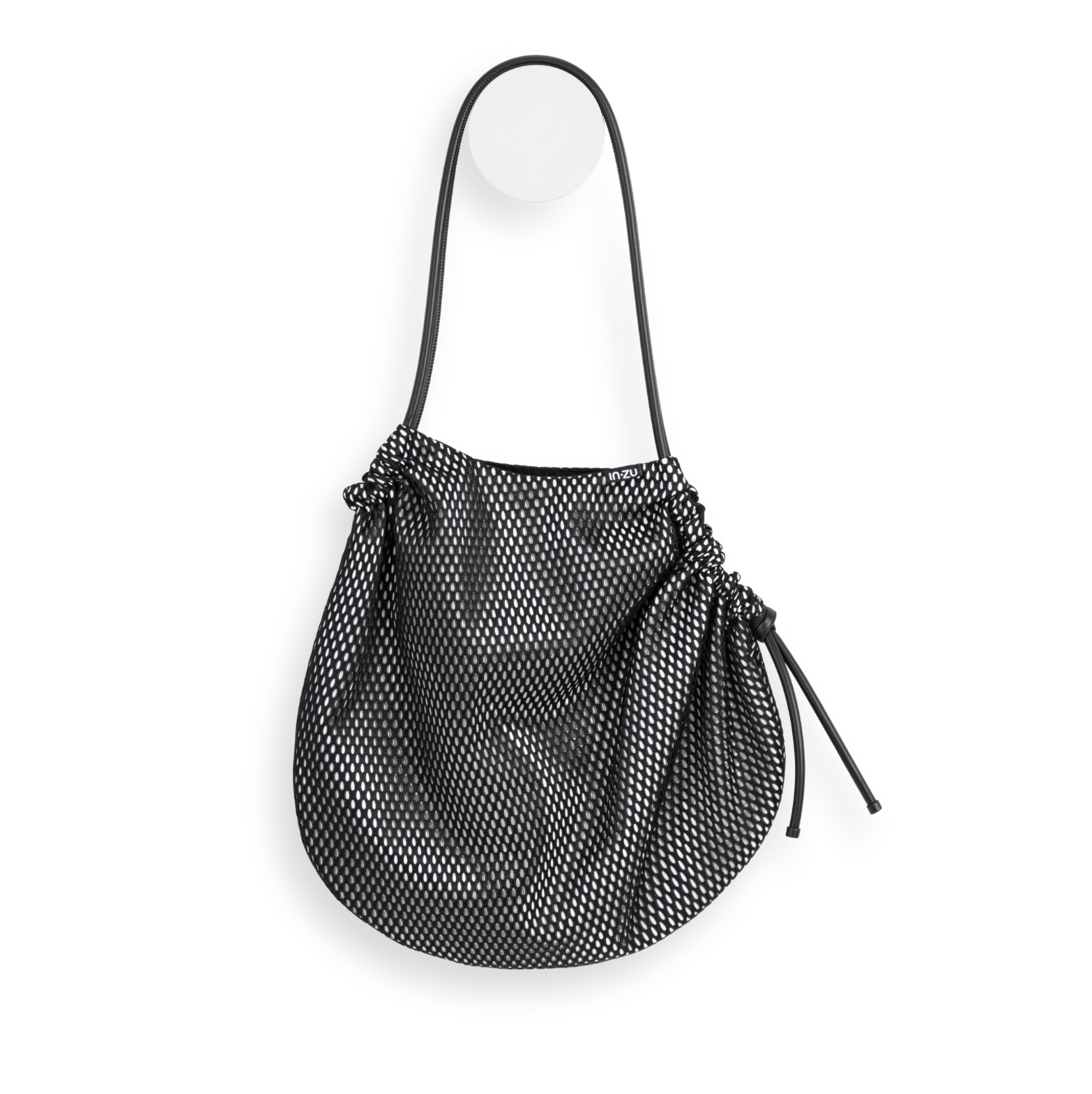 In-Zu COCCO Neo Tote Black Net and White Lac - Big Bag NY