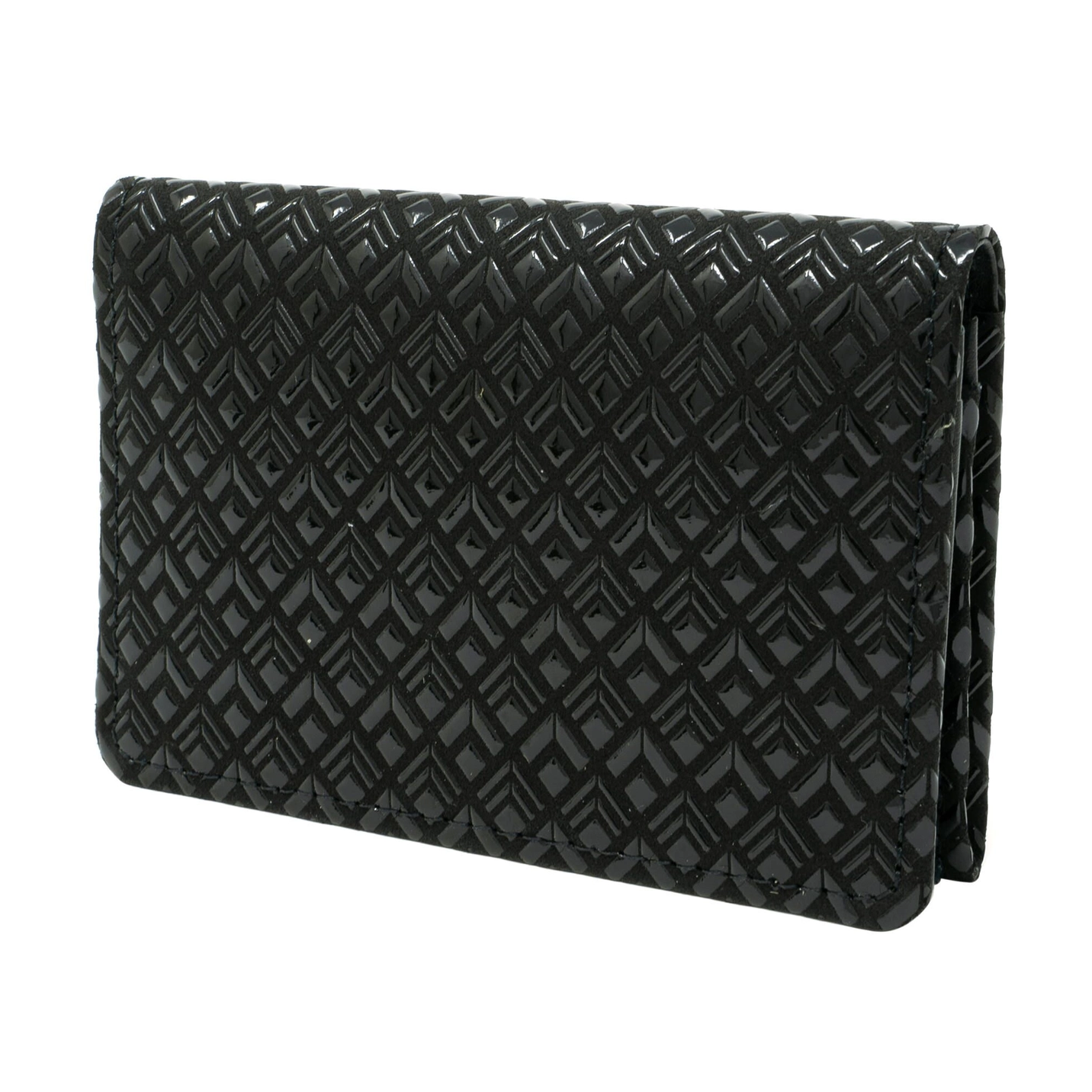 Inden Card Case Diamond Frame Black - Big Bag NY