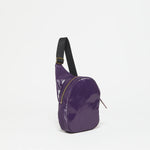 Jack Gomme KANGOUROU Linen Sling Bag in Purple - Big Bag NY
