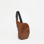 Jack Gomme KANGOUROU Linen Sling Bag in Toffee - Big Bag NY