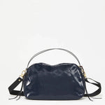 Jack Gomme Linen LeBowl Shoulder and Crossbody Bag in Deep Navy - Big Bag NY