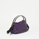Jack Gomme Linen LeBowl Shoulder and Crossbody Bag in Purple - Big Bag NY