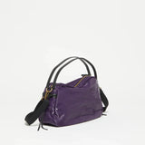 Jack Gomme Linen LeBowl Shoulder and Crossbody Bag in Purple - Big Bag NY