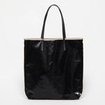 Jack Gomme AMIE Linen Tote Bag Black - Big Bag NY