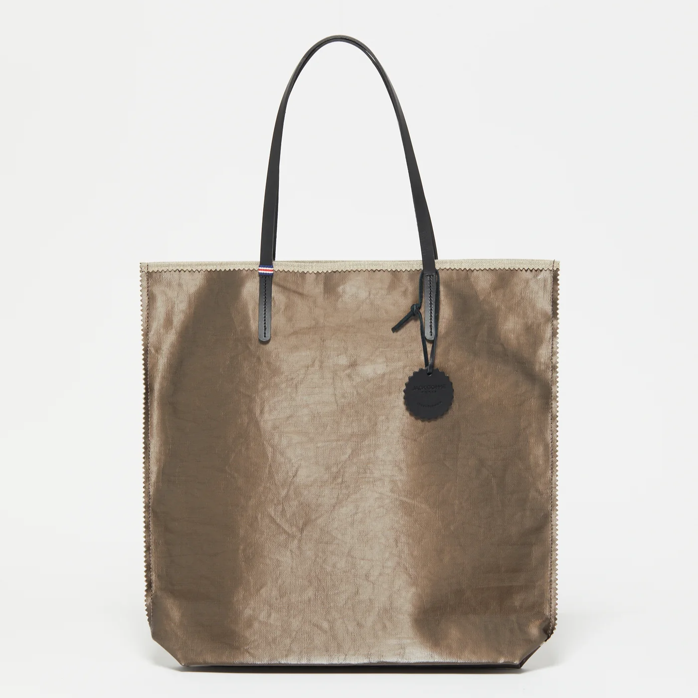 Jack Gomme AMIE Linen Tote Bag Chestnut - Big Bag NY