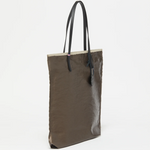 Jack Gomme AMIE Linen Tote Bag Chestnut - Big Bag NY