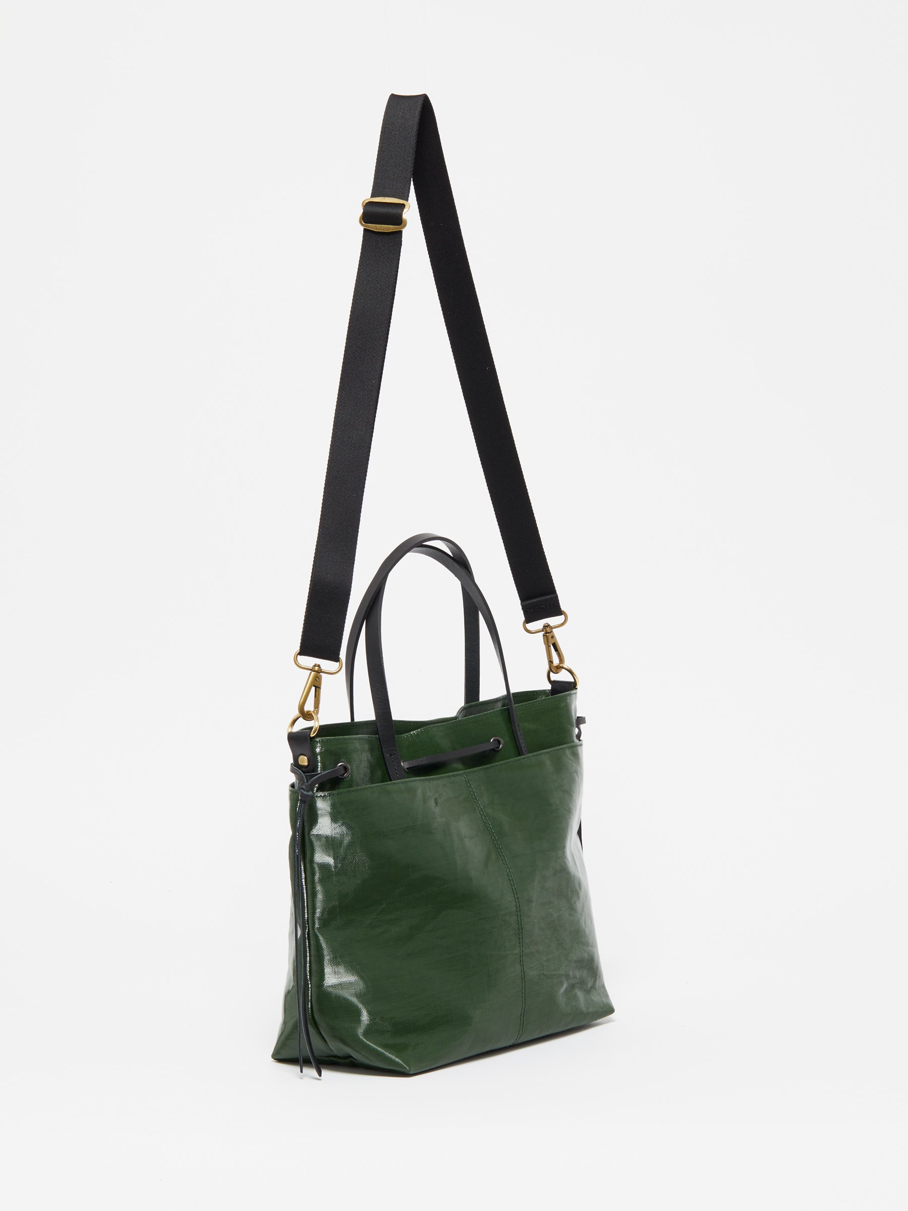 Jack Gomme EMY Linen Tote in Cypress Green - Big Bag NY