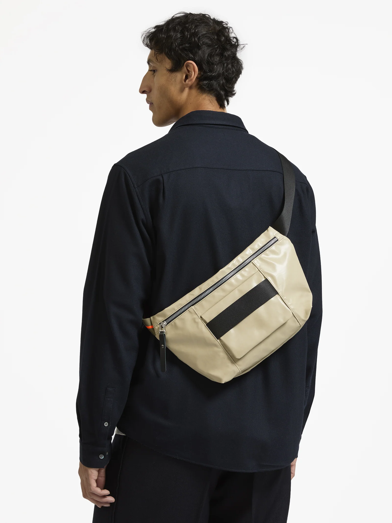 Jack Gomme ESCAPE Hugo Large Bum Bag Crossbody Sling - Stone - Big Bag