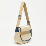 Jack Gomme GABY Linen Satchel Messenger Bag - Big Bag NY