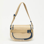 Jack Gomme GABY Linen Satchel Messenger Bag - Big Bag NY