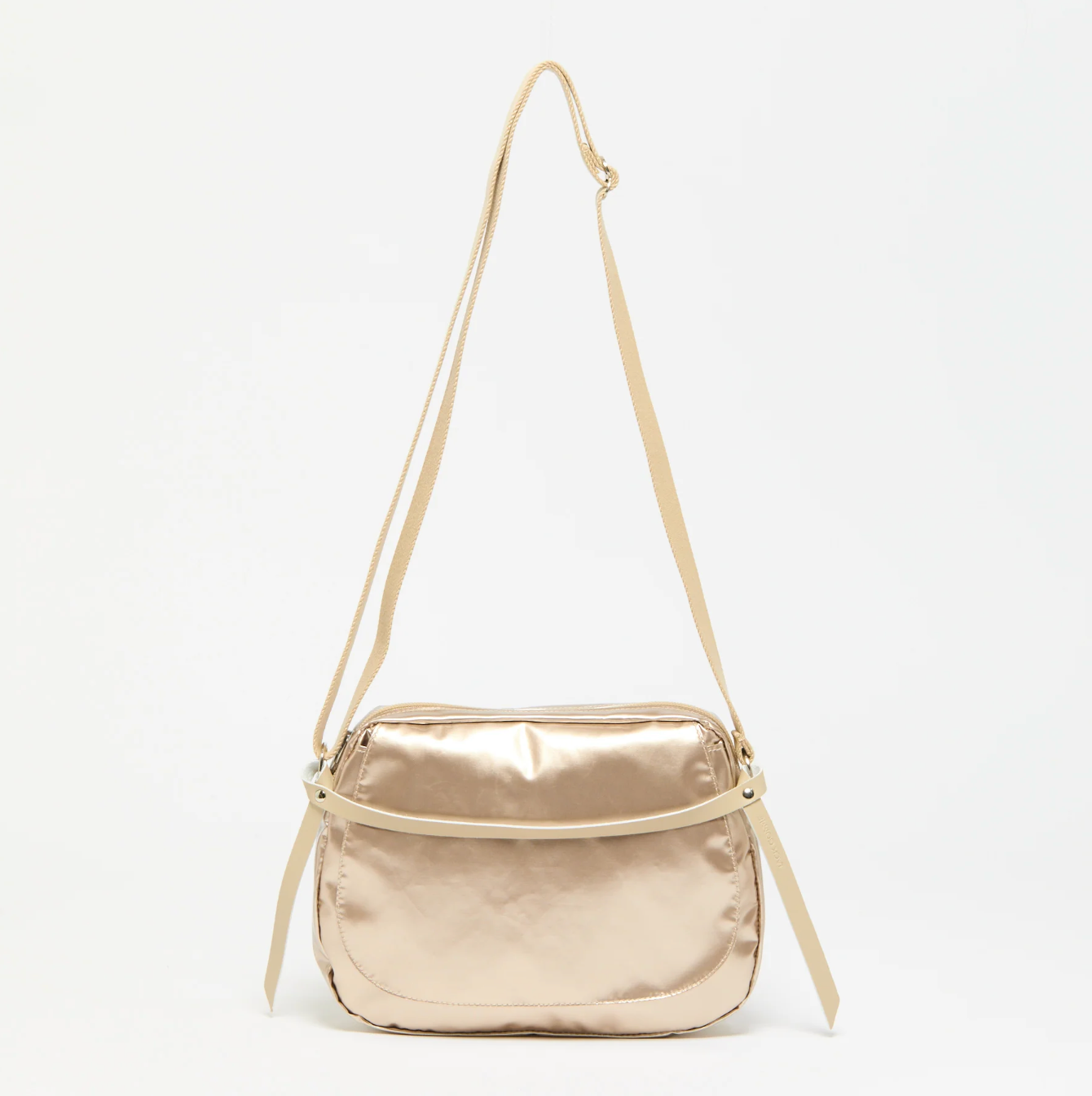 Jack Gomme HAPPY Original Light Shoulder Bag Nacre - Big Bag NY