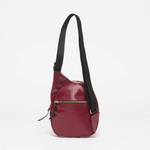 Jack Gomme KANGOUROU Linen Sling Bag Cherry- Big Bag NY
