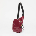 Jack Gomme KANGOUROU Linen Sling Bag Cherry- Big Bag NY