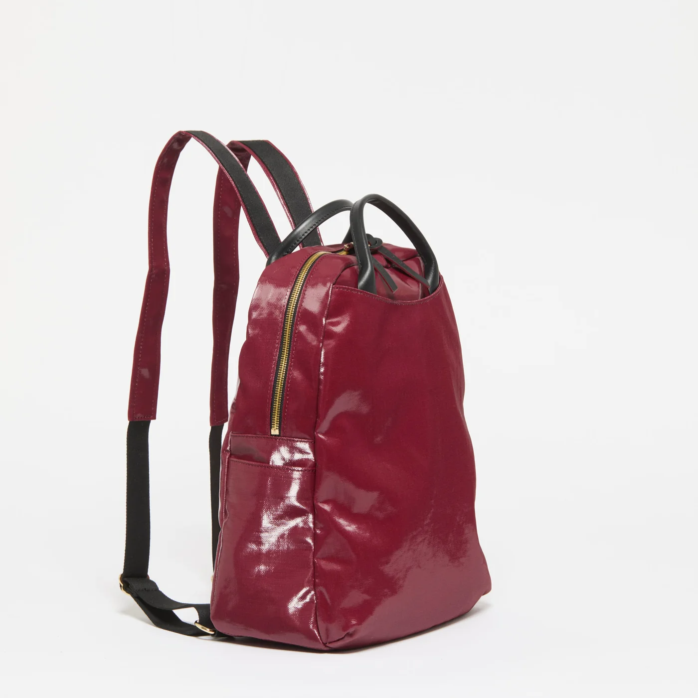 Jack Gomme LAMI Linen Backpack Cherry - Big Bag NY
