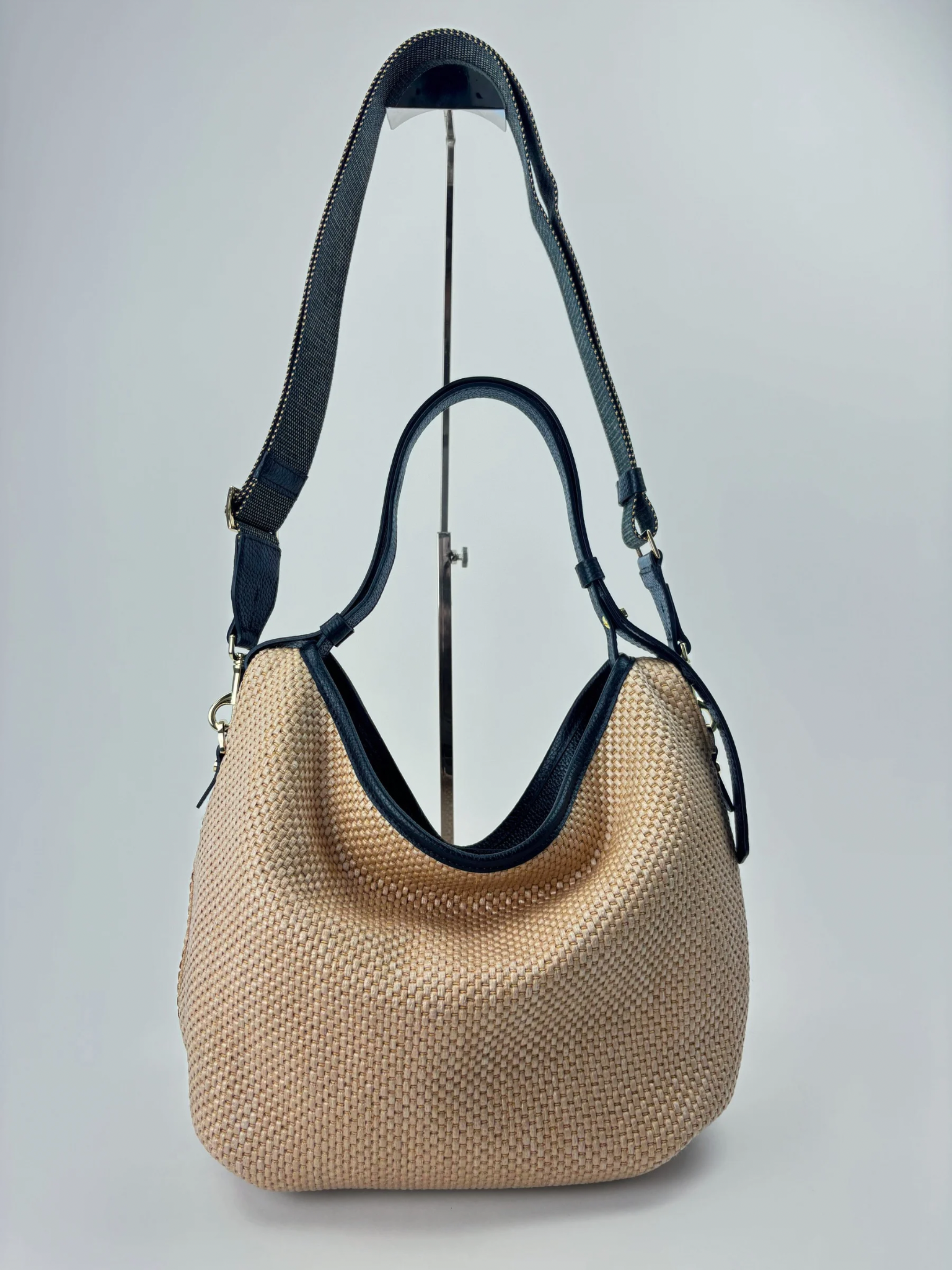 LORISTELLA Jane Small Raffia Hobo - Big Bag NY
