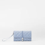 MZ WALLACE Astor Convertible Crossbody Bag Stone Blue - Big Bag NY