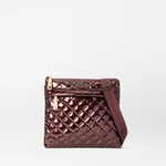 MZ Wallace Flat Crossbody Bordeaux Lacquer - Big Bag NY