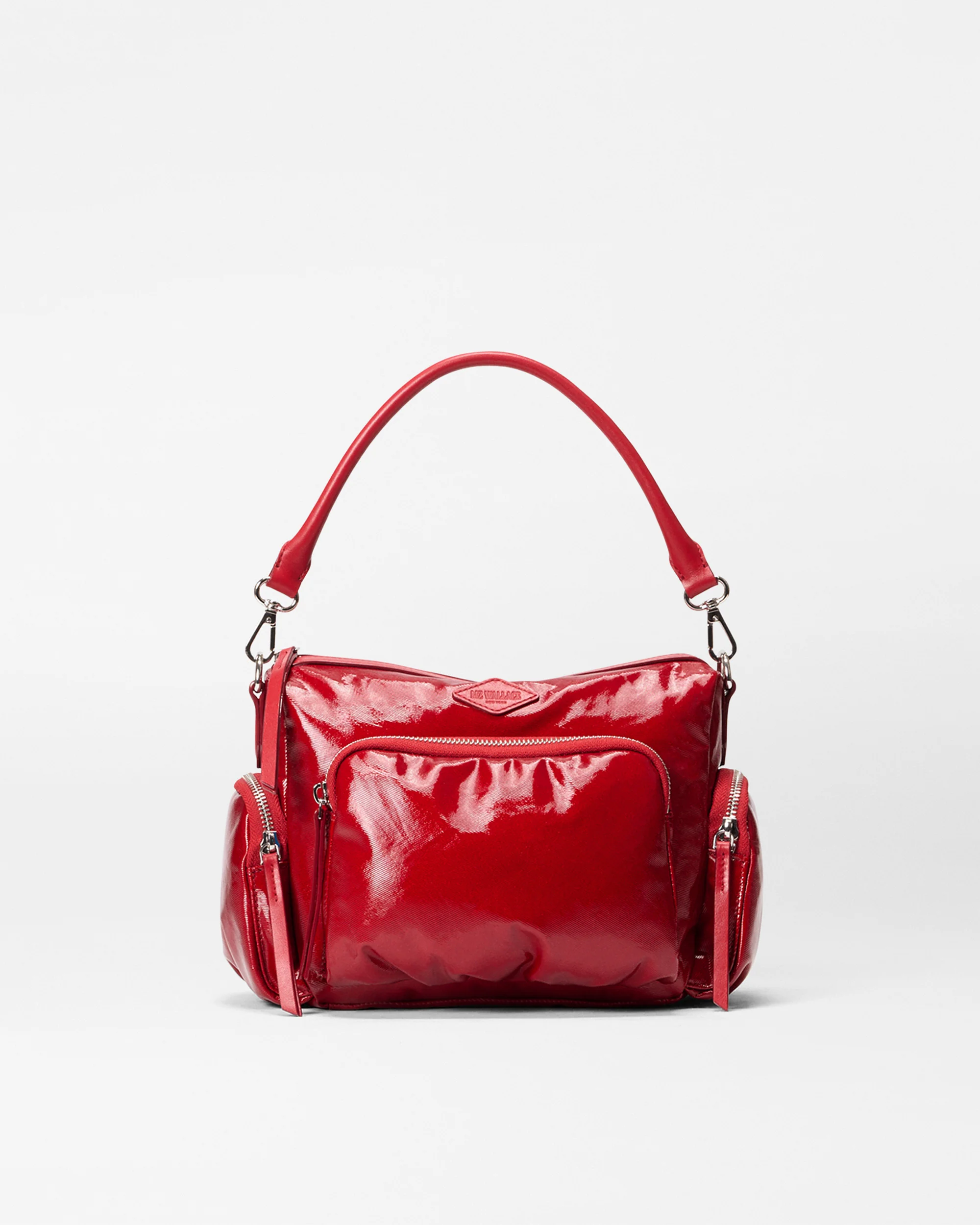 MZ Wallace Small Chelsea Crossbody Bag Apple Gloss - Big Bag NY