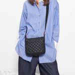 Metro Scout Deluxe Crossbody in Black Oxford - Big Bag NY