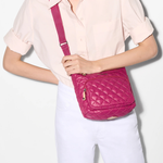 Metro Scout Deluxe Crossbody in Raspberry - Big Bag NY