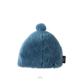 Muhlbauer ALPIN Sherpa Velour Bobble Beanie Hat in Blue - Big Bag NY