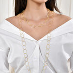 Manjusha Large Gold Cable Necklace - Big Bag NY