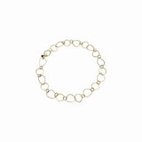 Gold Irregular Circle Necklace